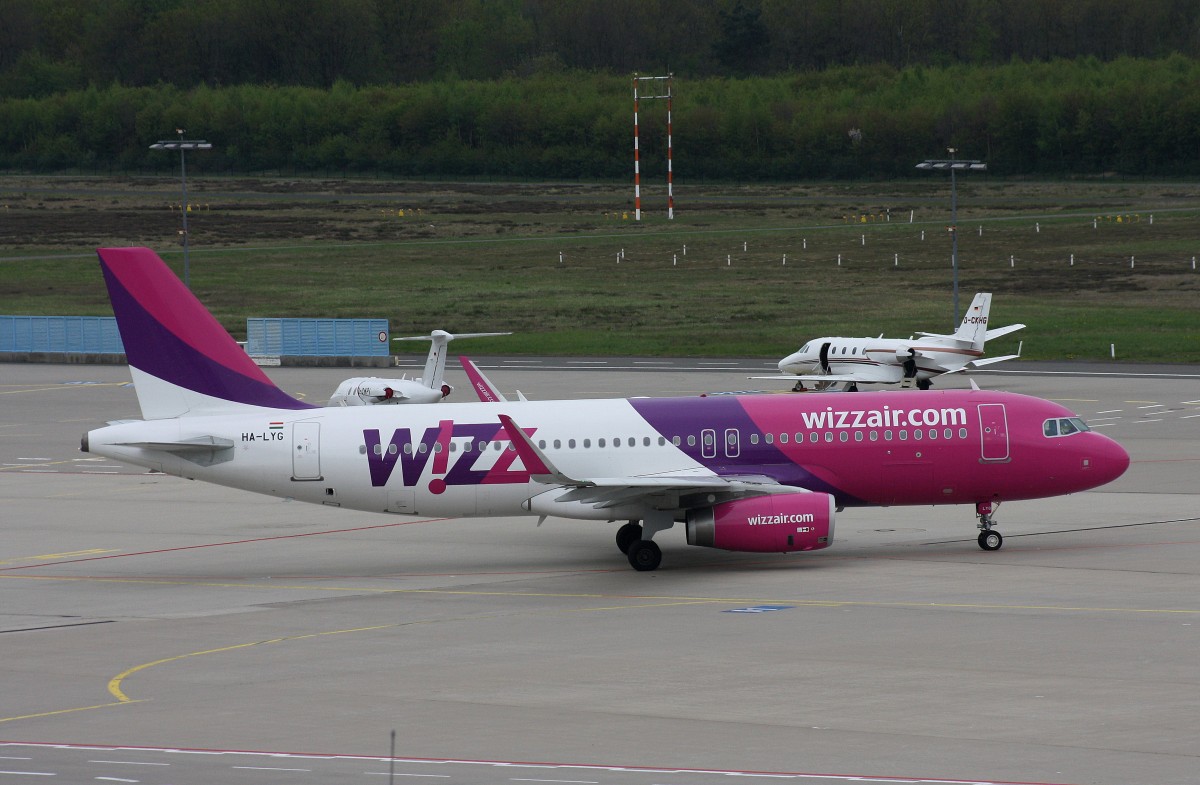 Wizzair Hungary,HA-LYG,(c/n 5539),Airbus A320-232(SL),02.05.2015,CGN-EDDK,Köln-Bonn,Germany