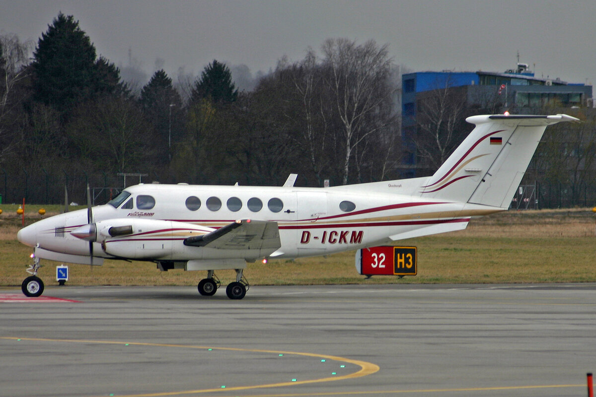 WM Aero Charter, D-ICKM, Beech B200 Super King Air, msn: BB-1005, 22.Januar 2008, ZRH Zürich, Switzerland.