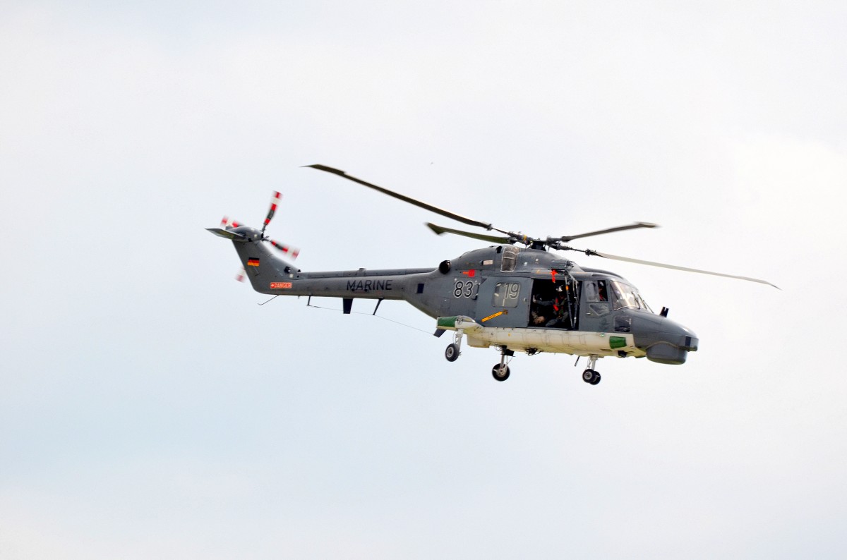 Wsetland Mk 88 A Sea Lynx 83+19 bei der ILA 2014 am 24.05.14