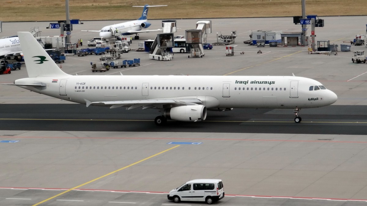 YI-AGR Iraqi Airways Airbus A321-231   08.08.2013

Flughafen Frankfurt
