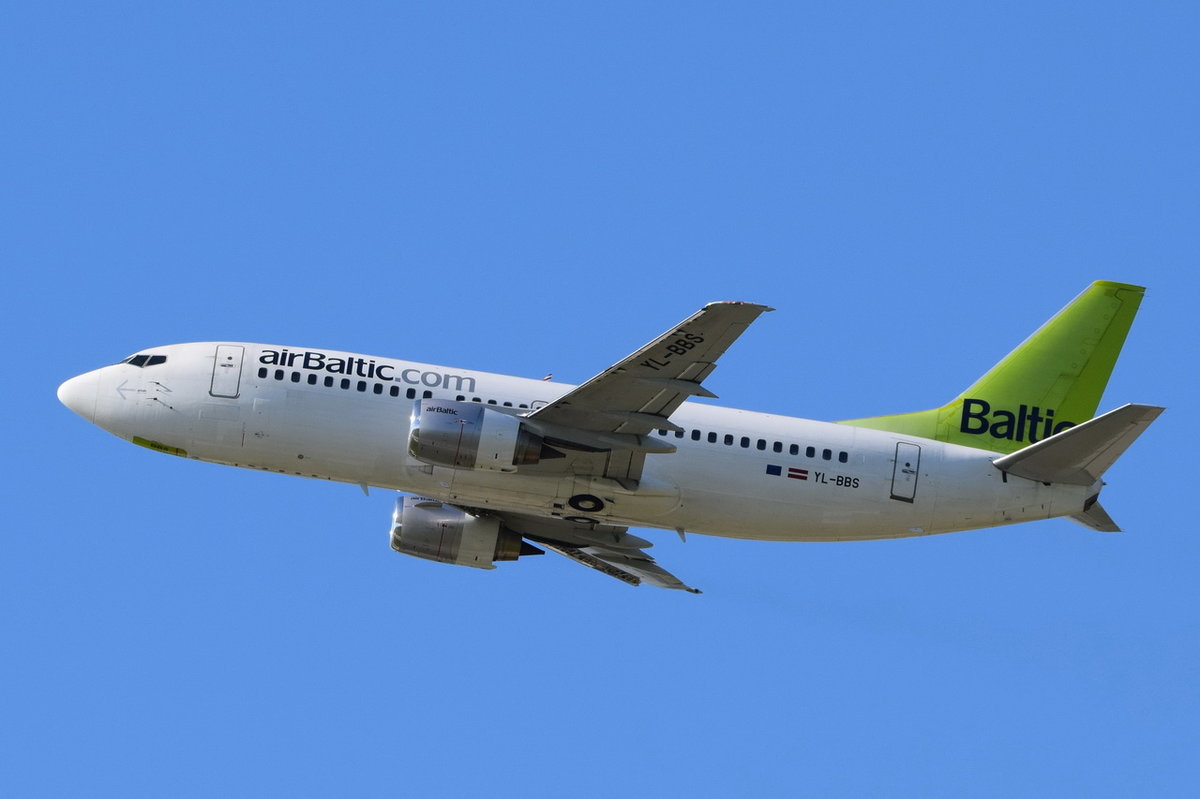 YL-BBS Air Baltic Boeing 737-31S  , MUC , 17.06.2017