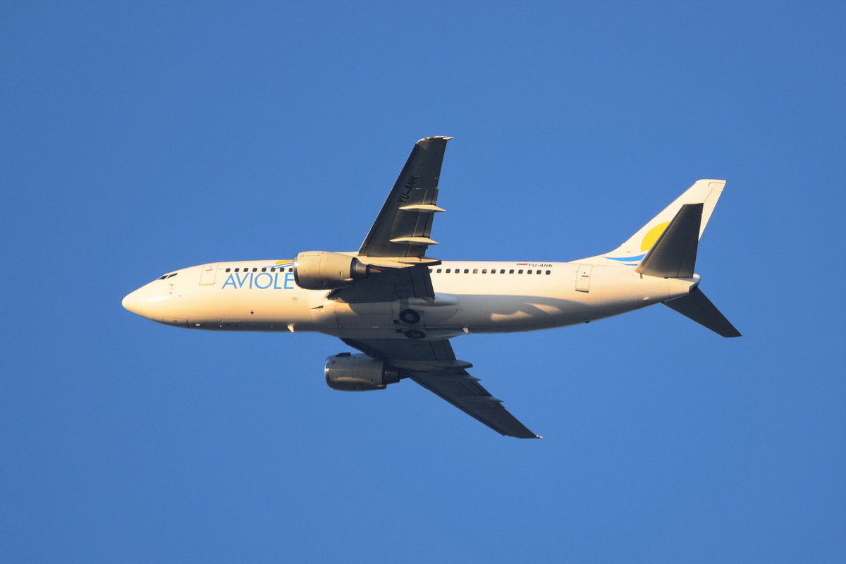 YU-ANK Aviolet Boeing 737-3H9 , TXL , 23.08.2019