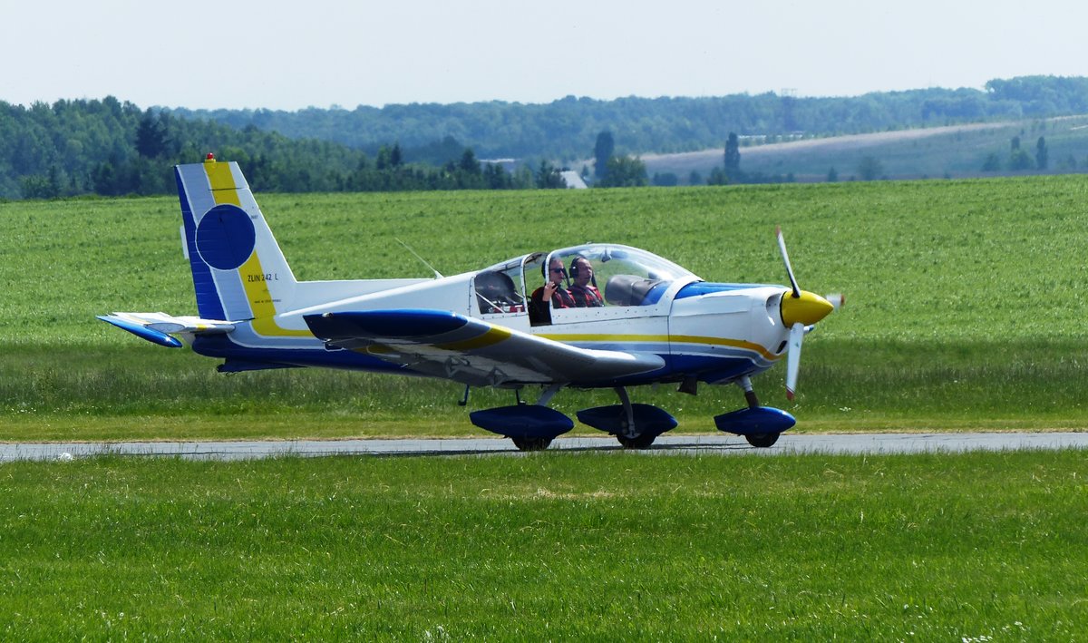 Zlin 242L, G-BWTC, Flugplatz Gera (EDAJ), 21.5.2017