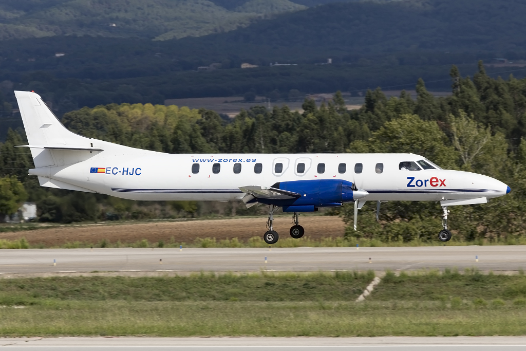 Zorex, EC-HJC, Swearingen, SA226TC Metro-II, 18.09.2015, GRO, Girona, Spain 


