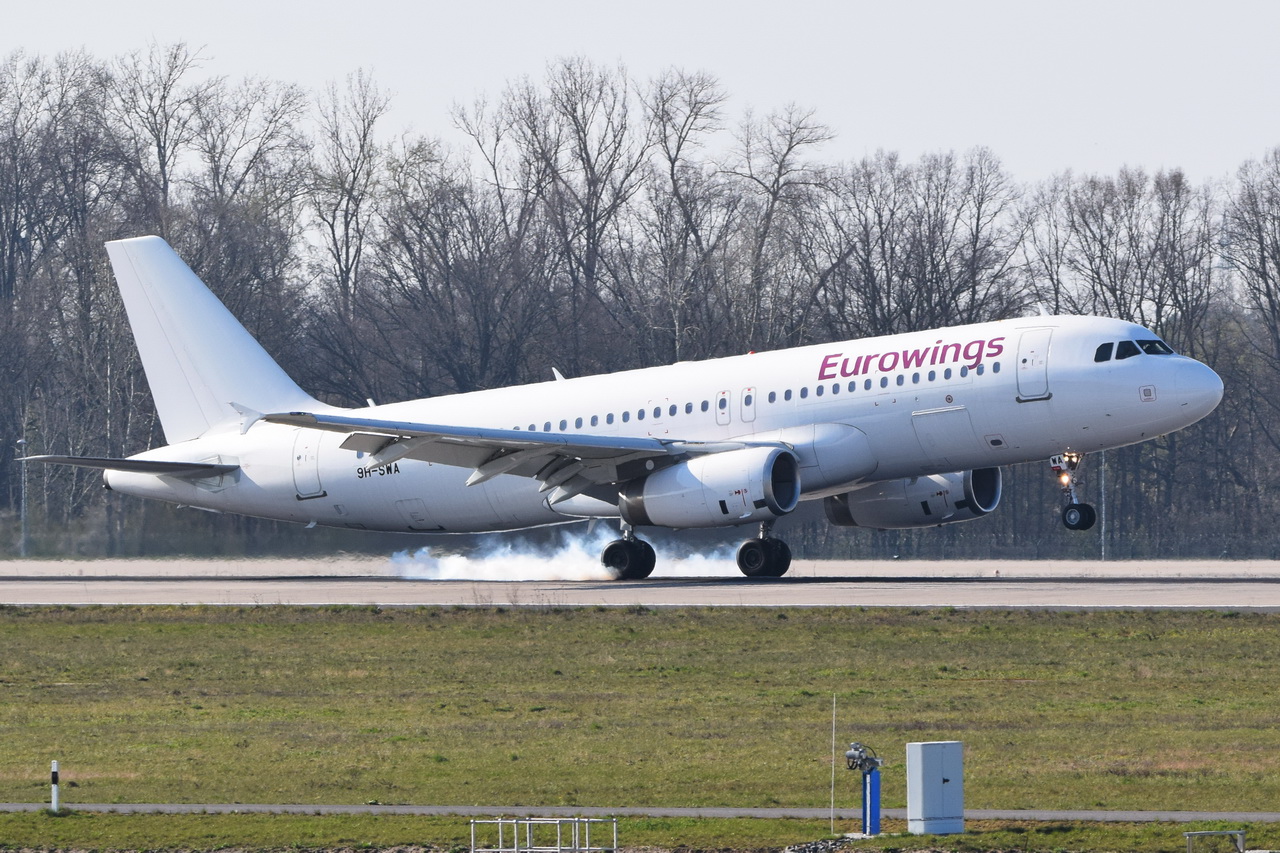 9H-SWA , Eurowings , Airbus A320-232 , 09.04.2023 , Berlin-Brandenburg  Willy Brandt  , BER , 