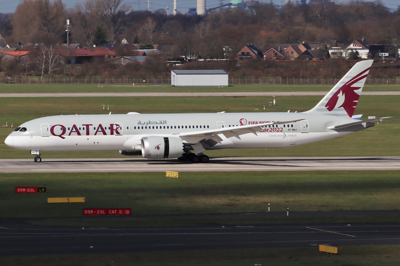 A7-BHJ, Boeing 787-9 Qatar Airways, DUS, 27.03.2023