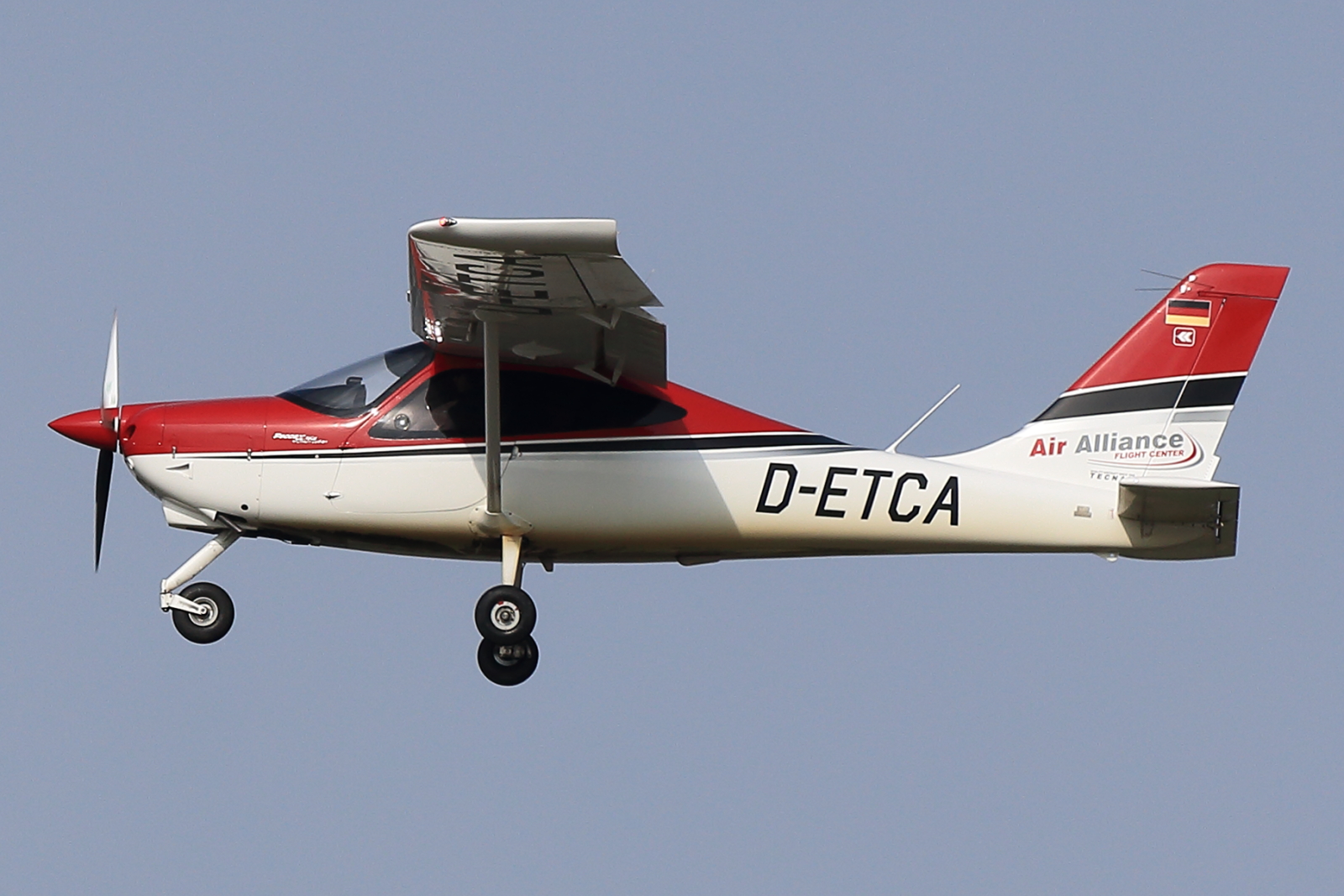 Air Alliance, D-ETCA, Tecnam P2008JC MkII, S/N: 1153. Siegerland (EDGS) am 21.03.2024
