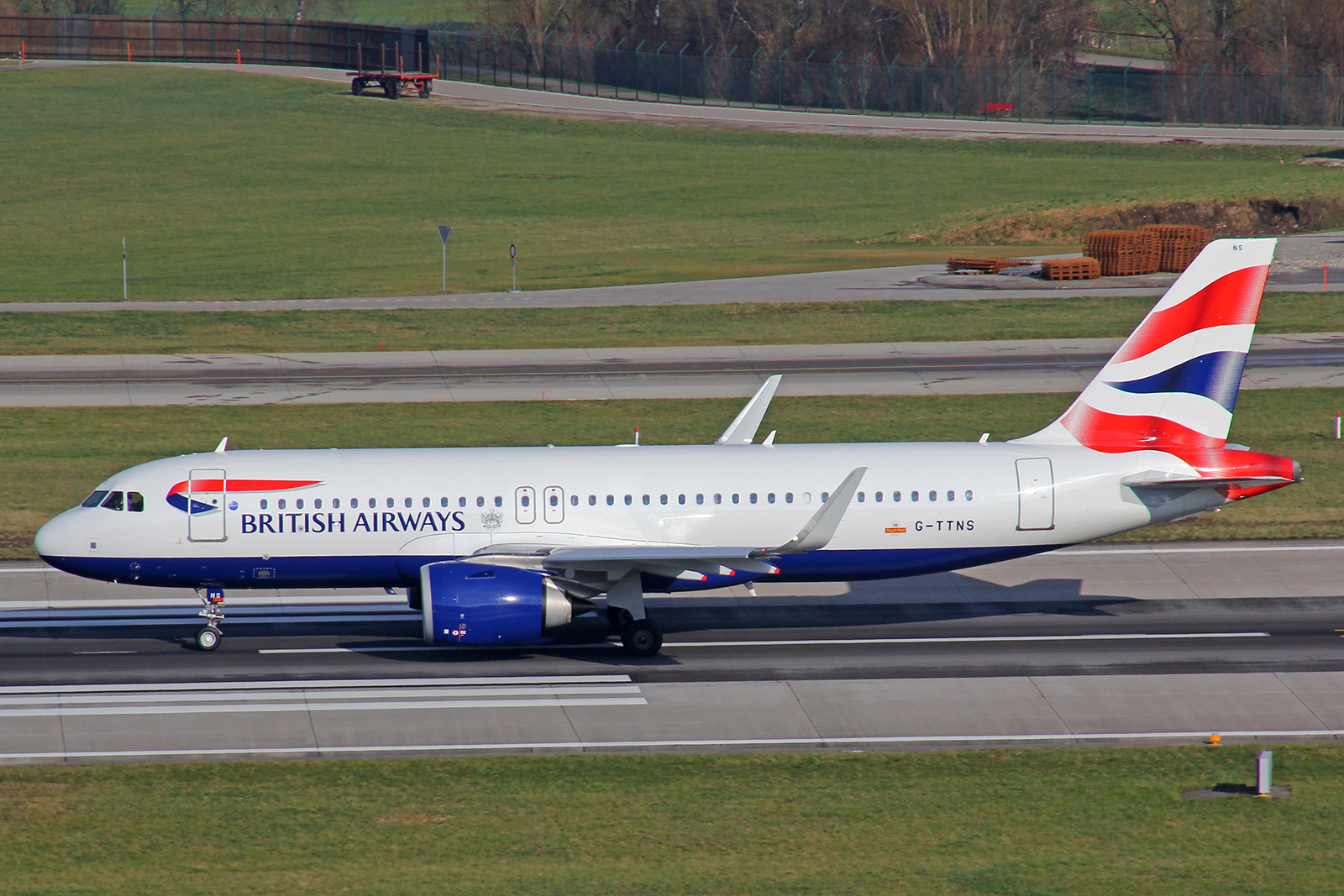 British Airways, G-TTNS, Airbus A320-251N, msn: 11026, 20.Januar 2023, ZRH Zürich, Switzerland.