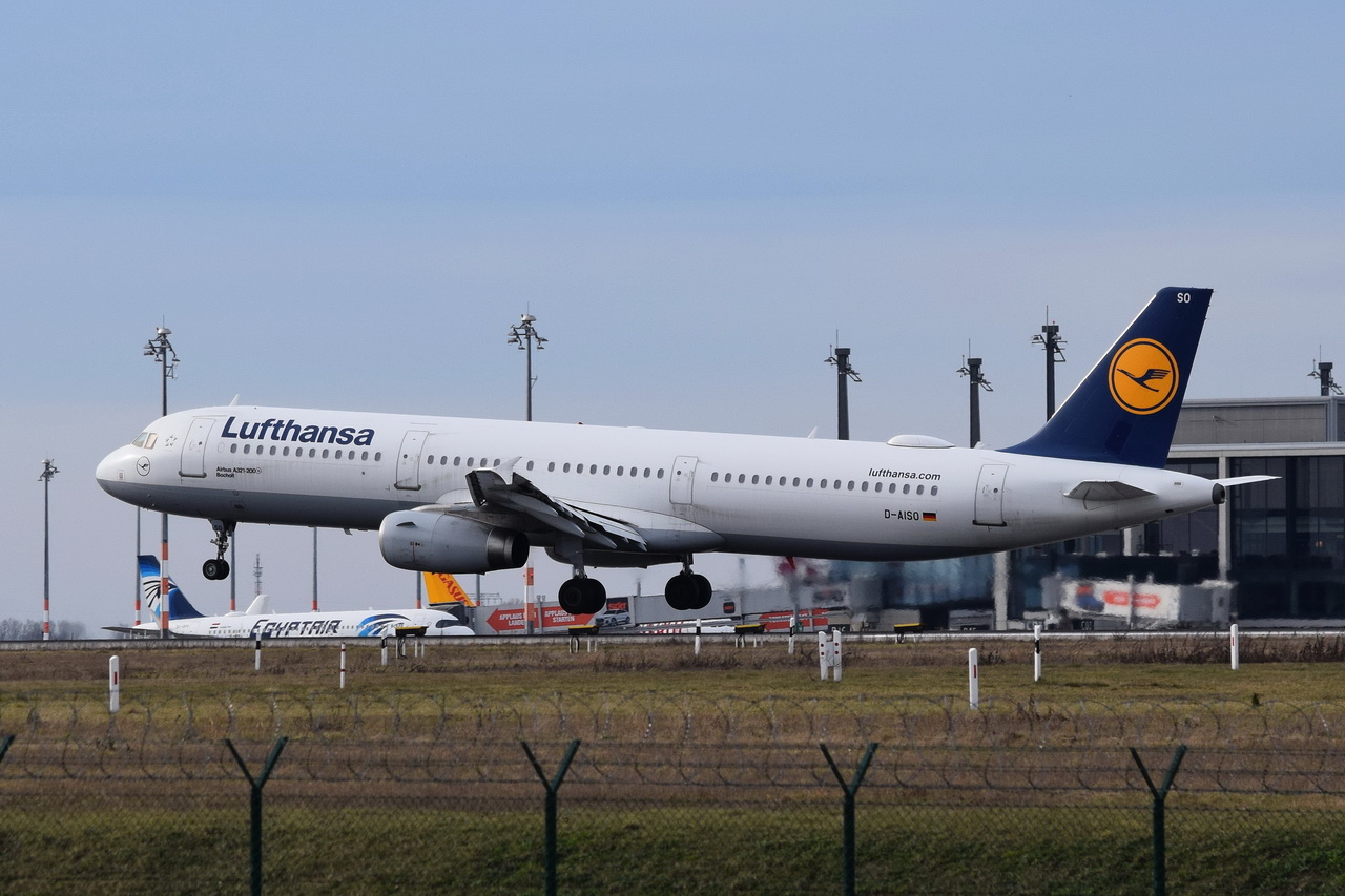 D-AISO , Lufthansa , Airbus A321-231  Bocholt  , 17.03.2023 , Berlin-Brandenburg  Willy Brandt  , BER , 
