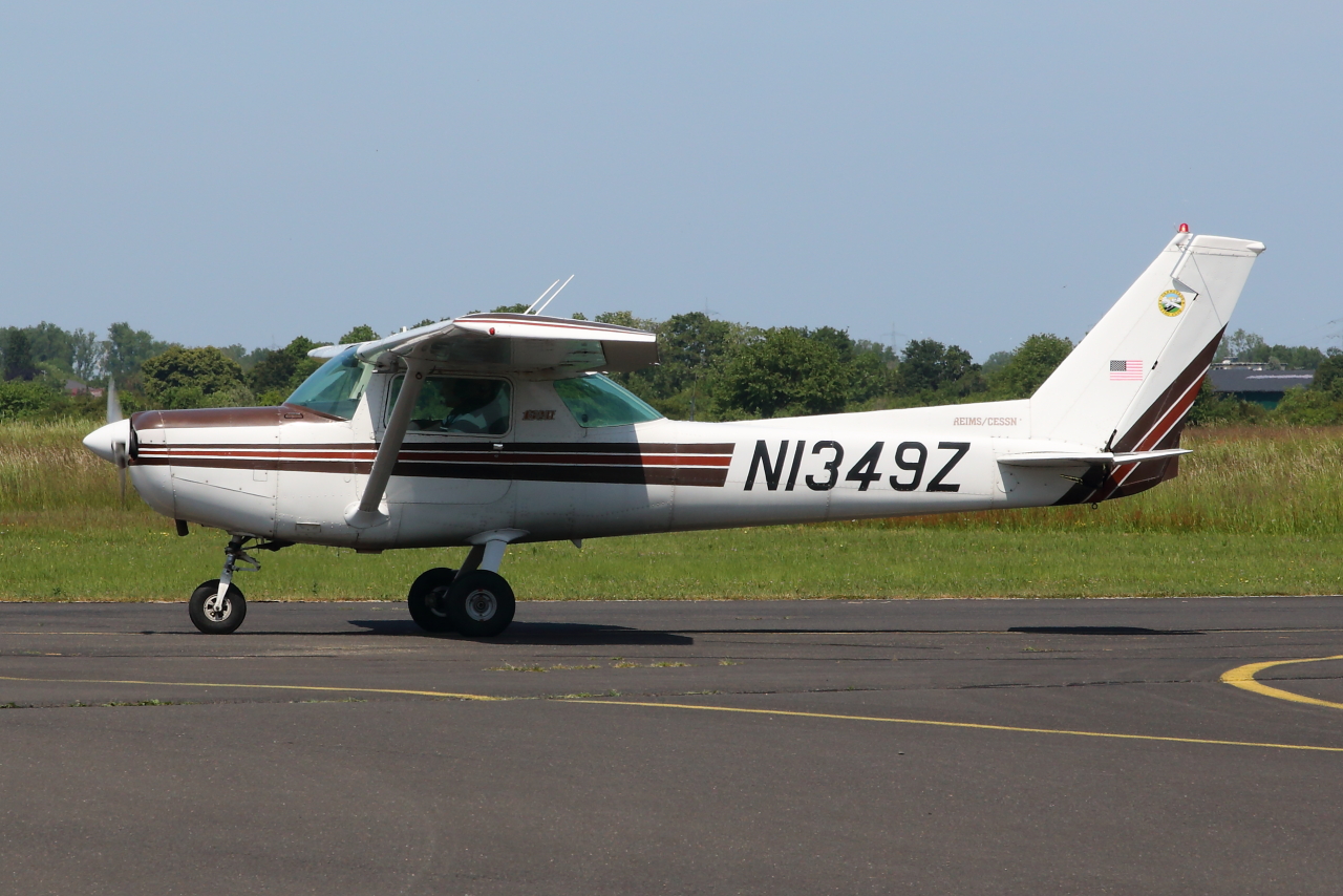Darmstadt Flying Club, N1349Z, Cessna 152, Serien-Nr. F15201879. Bonn-Hangelar (EDKB), 27.05.2023.