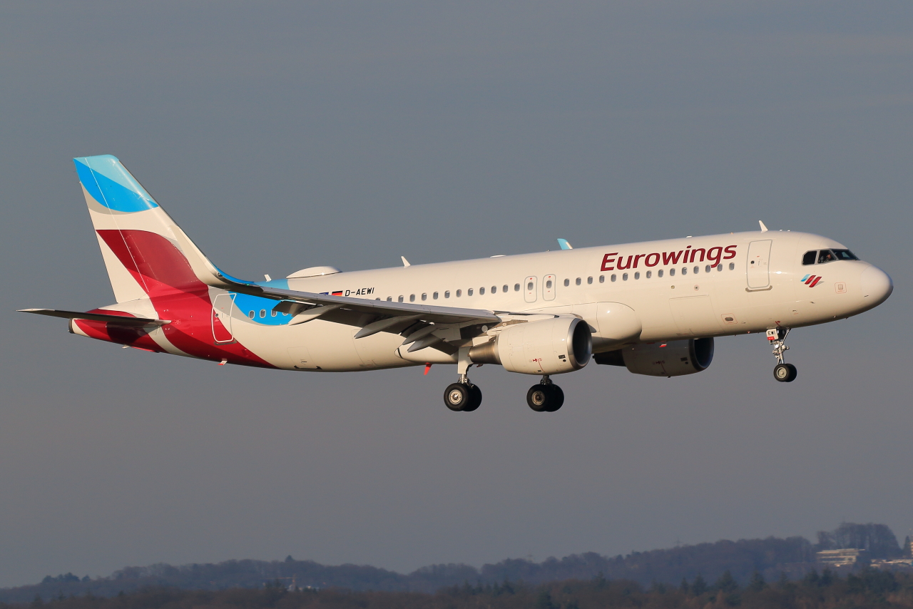 Eurowings, D-AEWI, Airbus A320-214, S/N: 7210. Köln-Bonn (EDDK), 03.03.2024.