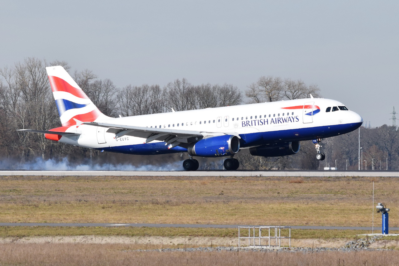 G-EUYC , British Airways , Airbus A320-232 , 01.03.2023 , Berlin-Brandenburg  Willy Brandt  , BER , 