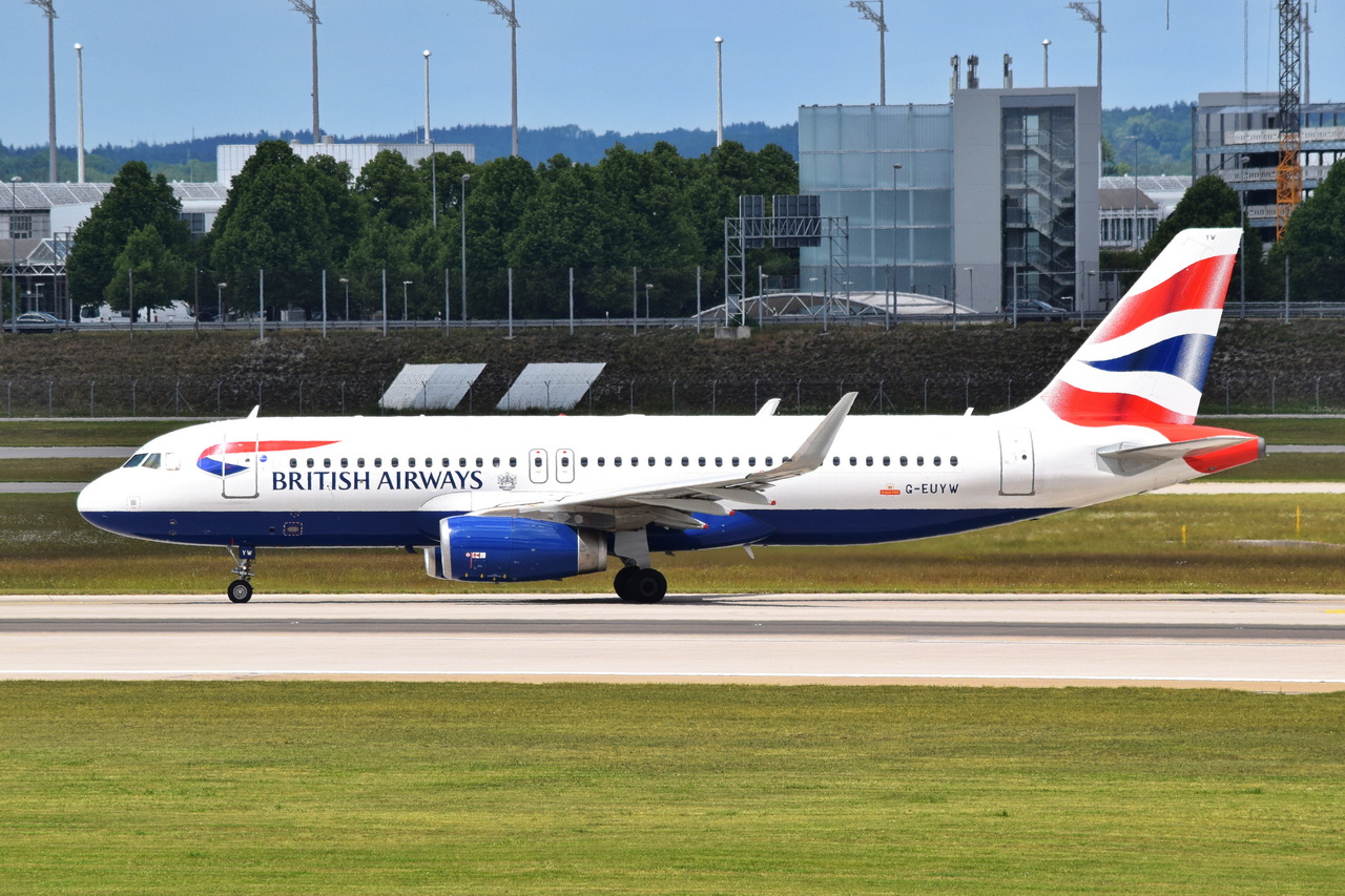 G-EUYW , British Airways , Airbus A320-232(WL) , München ,  Franz Josef Strauß  , 30.05.2025