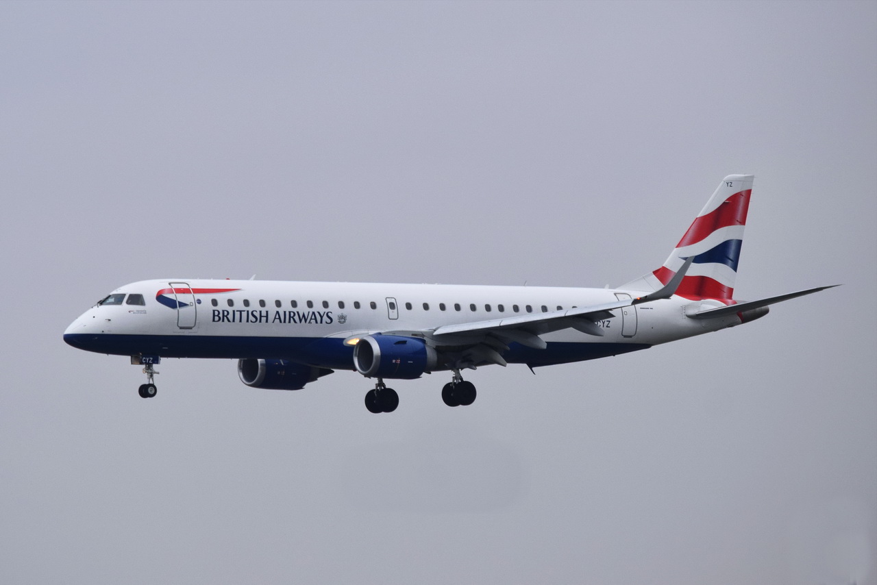 G-LCYZ , British Airways , Embraer ERJ-190SR (ERJ-190-100 SR) , Berlin-Brandenburg  Willy Brandt  , BER , 21.03.2023 ,