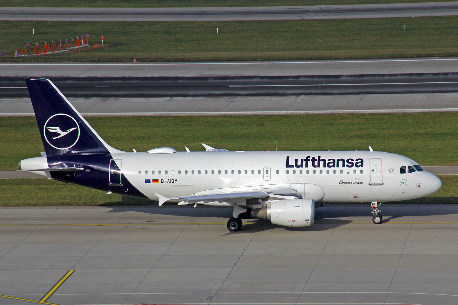 Lufthansa CityLine, D-AIBM, Airbus A319-112, msn:2262, 20.Januar 2023, ZRH Zürich, Switzerland.