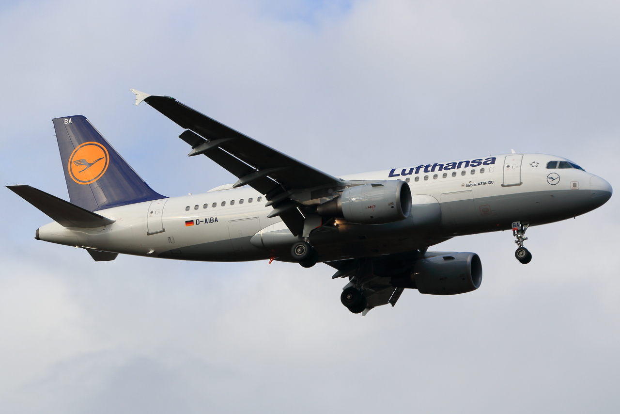 Lufthansa, D-AIBA, Airbus A319-112, S/N: 4141. Köln-Bonn (EDDK), 26.03.2024.