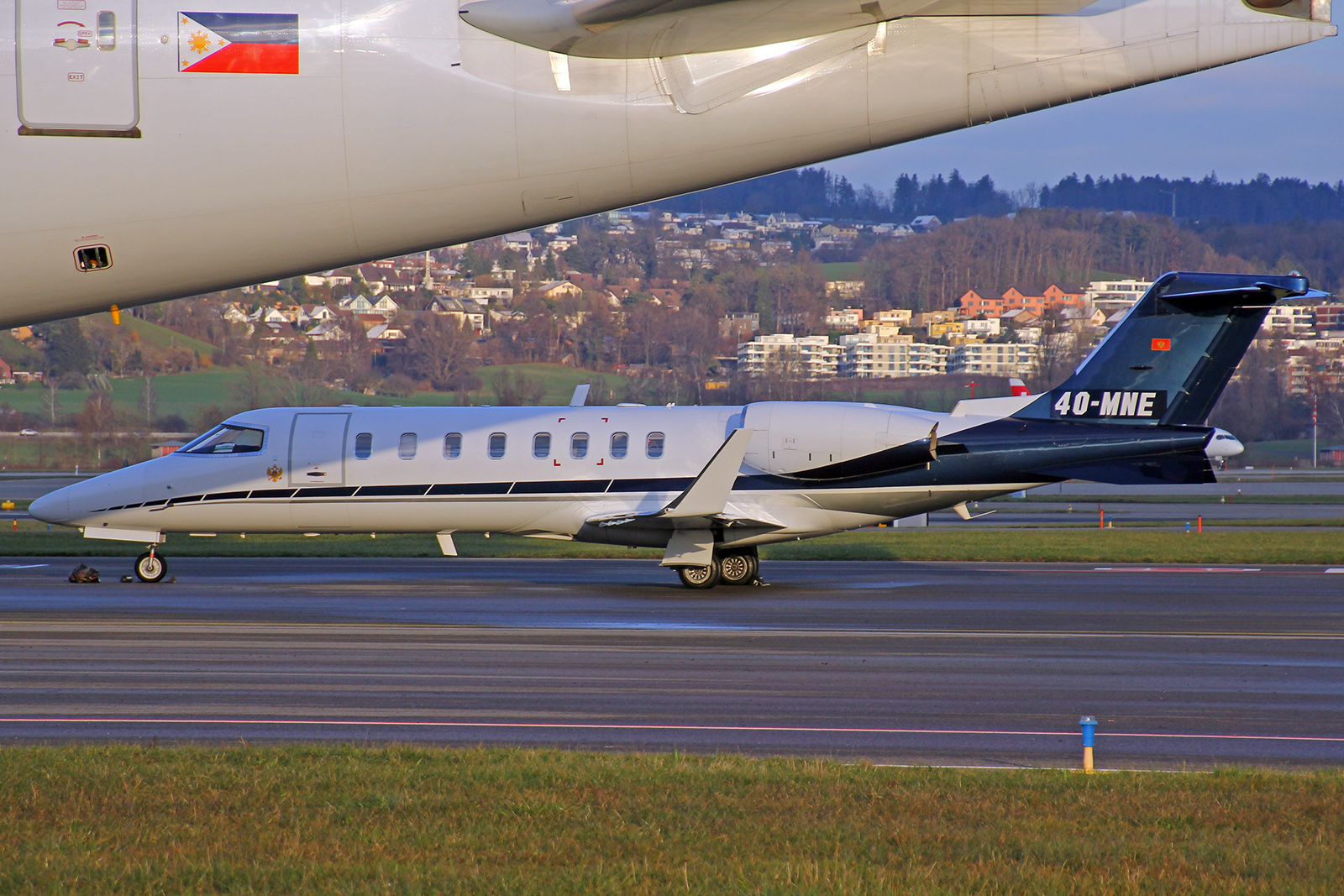 Montenegro Government, 4O-MNE, Learjet 45, msn: 45-044, 19.Januar 2023, ZRH Zürich, Switzerland.