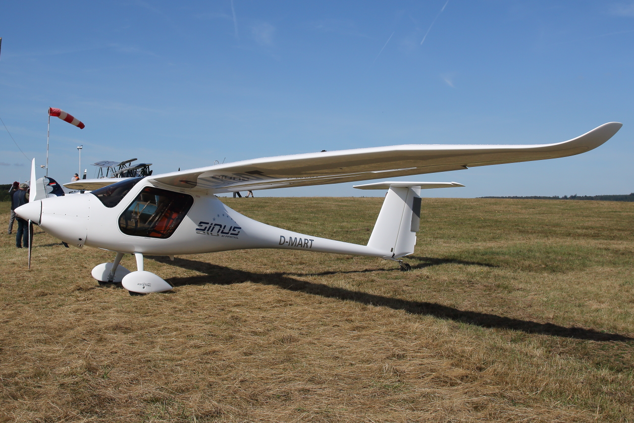 Private, D-MART, Pipistrel Sinus, S/N: 853. Flugplatzfest Wershofen/Eifel (EDRV) am 06.09.2025.