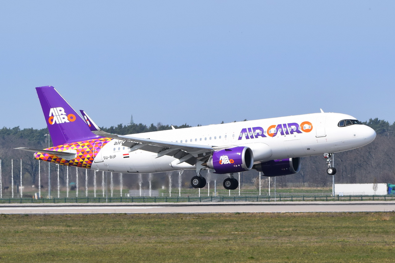 SU-BUP , Air Cairo , Airbus A320-251N , Berlin-Brandenburg  Willy Brandt  , BER ,10.04.2023 , 
