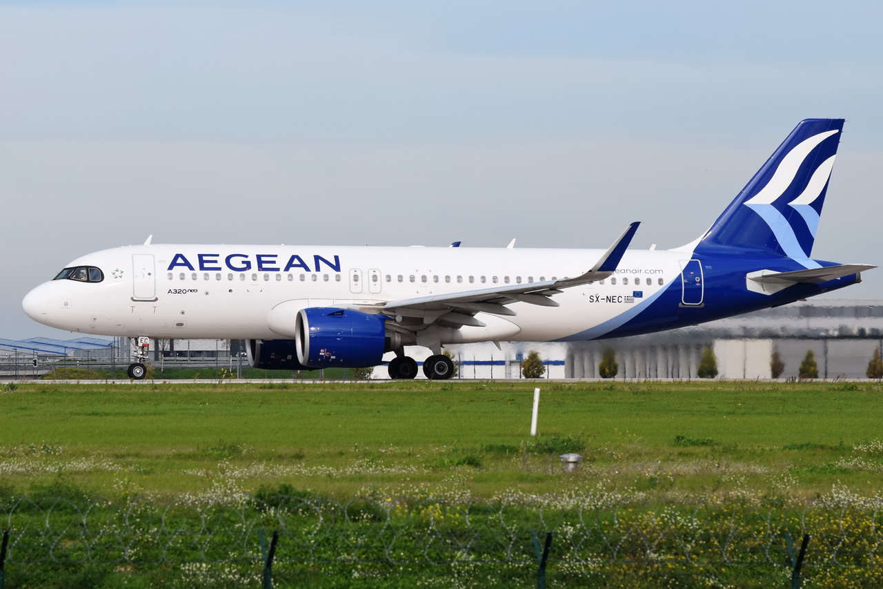 SX-NEC , Aegean Airlines , Airbus A320-271N , 05.10.2022 , Berlin-Brandenburg  Willy Brandt  , BER , 