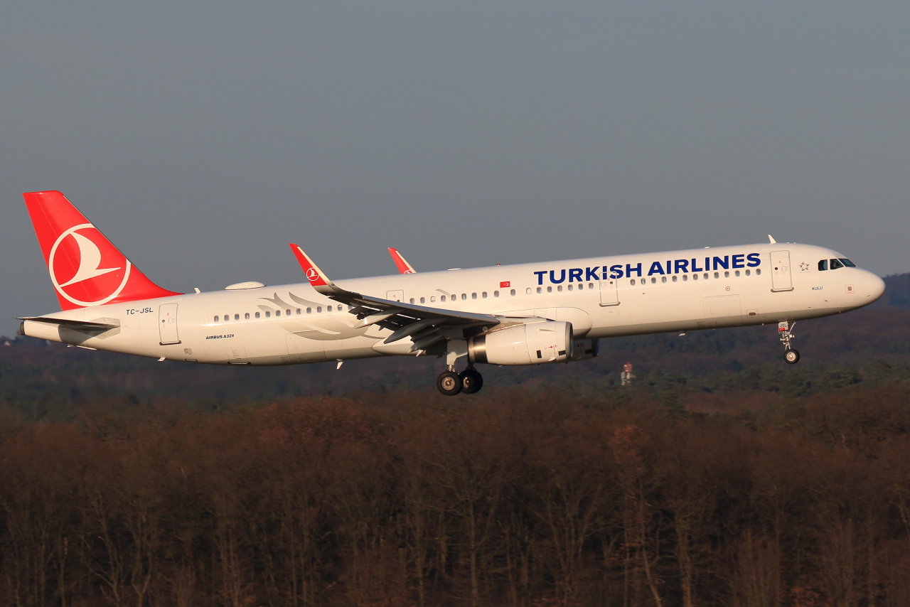 Turkish Airlines, TC-JSL, Airbus A321-231, S/N: 5667. Köln-Bonn (EDDK), 03.03.2024.