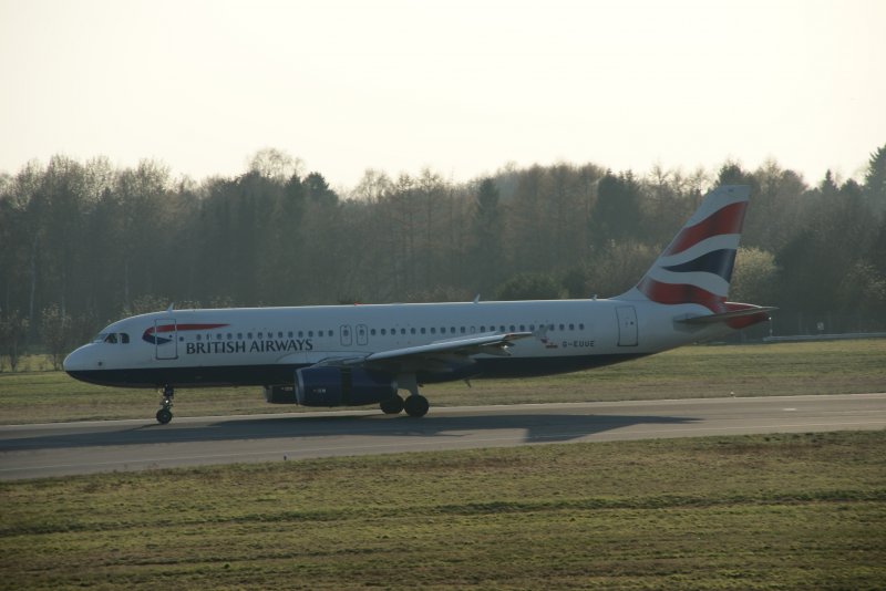 A320 von British Airways kommend aus London-Heathrow