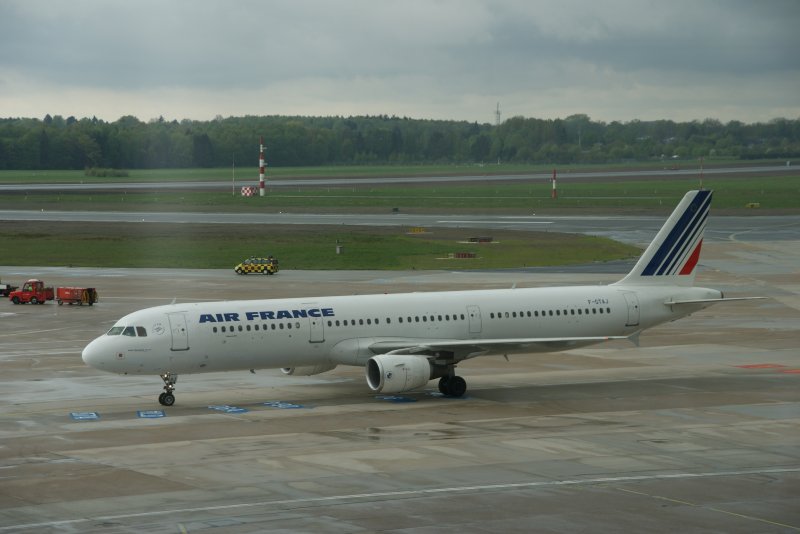 A321 der Air France, gekommen aus Paris