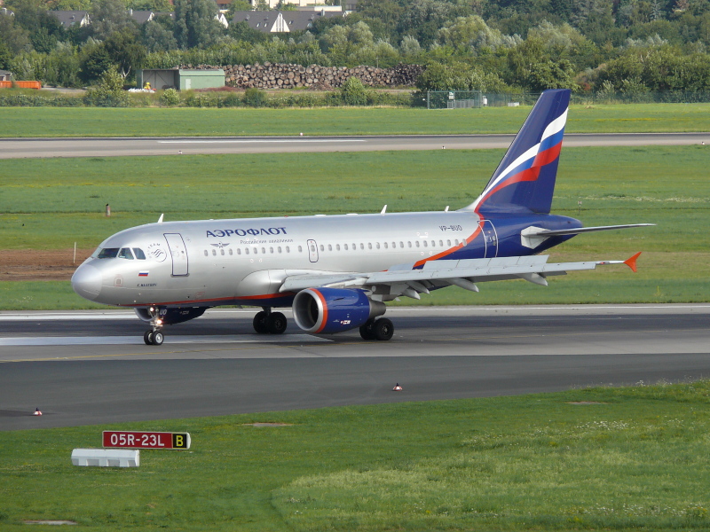 Aeroflot; VP-BUO. Flughafen Dsseldorf. 01.08.2009.