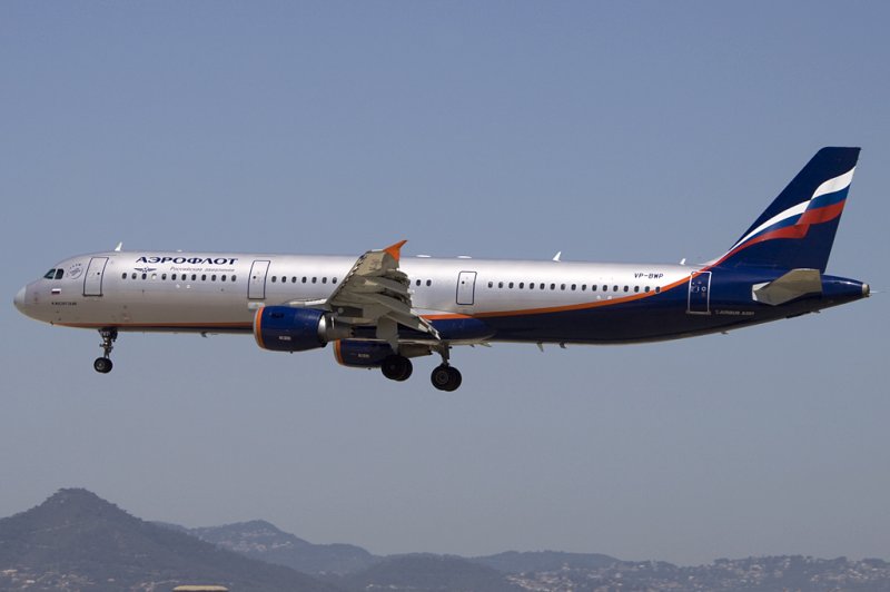 Aeroflot, VP-BWP, Airbus, A321-111, 13.06.2009, BCN, Barcelona, Spain 

