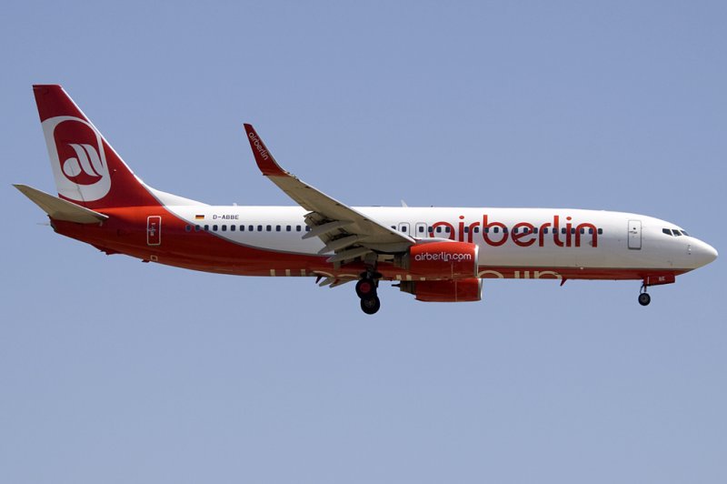 Air Berlin, D-ABBE, Boeing, B737-86J, 13.06.2009, BCN, Barcelona, Spain 

