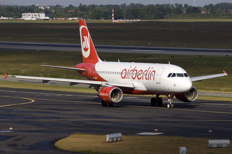 Air Berlin, D-ABGP, Airbus, A319-112, 07.06.2009, DUS, Dsseldorf, Germany 

