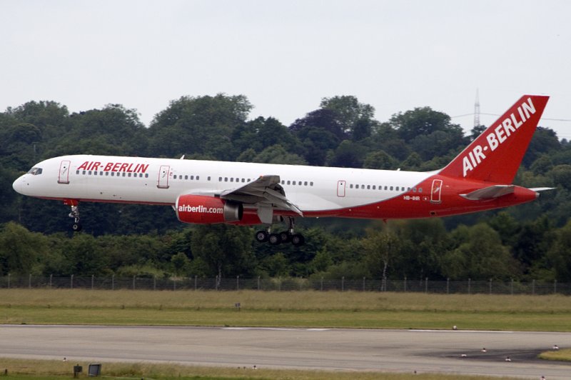 Air Berlin, HB-IHR, Boeing, B757-2G5, 07.06.2009, DUS, Dsseldorf, Germany 

