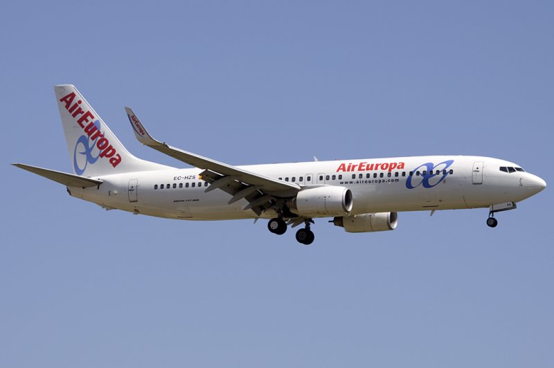 Air Europa, EC-HZS, Boeing, B737-86Q, 13.06.2009, BCN, Barcelona, Spain 

