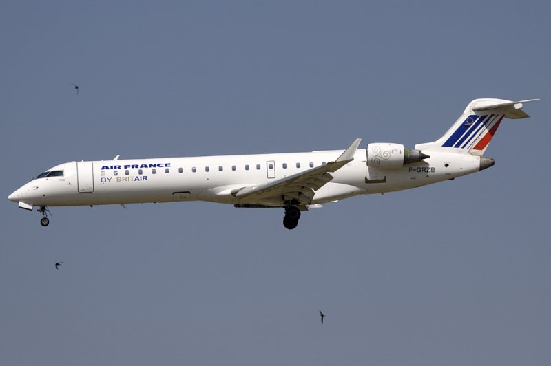 Air France - Brit Air, F-GRZB, Bombardier, CRJ-700, 17.06.2009, TLS, Toulouse, France 

