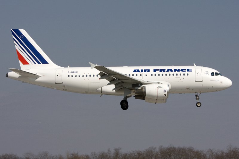 Air France, F-GRHC, Airbus, A319-111, 22.03.2009, BSL, Basel, Switzerland 

