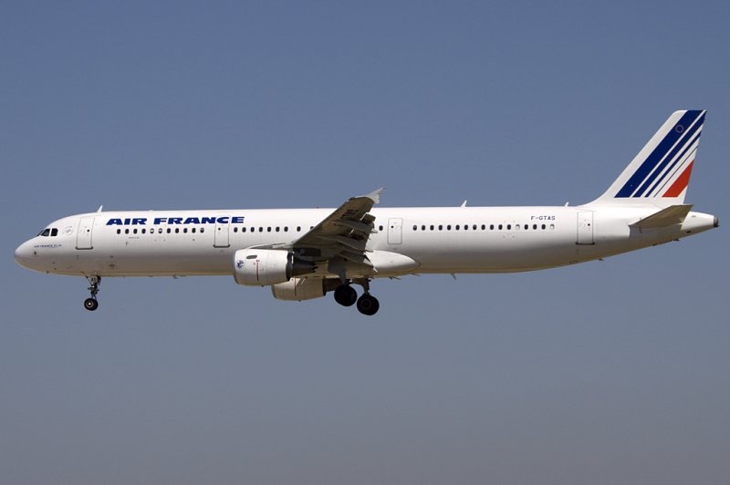 Air France, F-GTAS, Airbus, A321-211, 13.06.2009, BCN, Barcelona, Spain 

