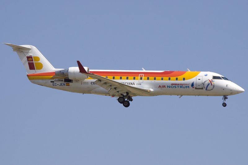 Air Nostrum, EC-JEN, Bombardier, CRJ-200ER, 21.06.2009, BCN, Barcelona, Spain 

