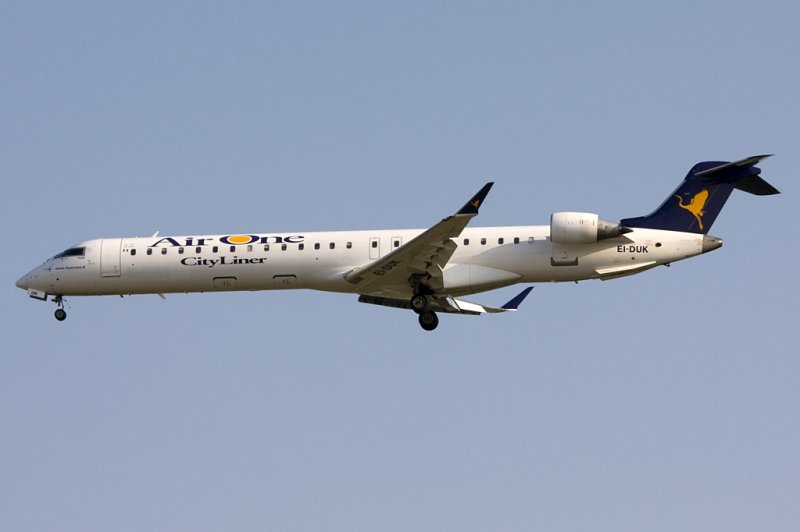 Air One, EI-DUK, Bombardier, CRJ-900, 21.04.2009, FRA, Frankfurt, Germany 

