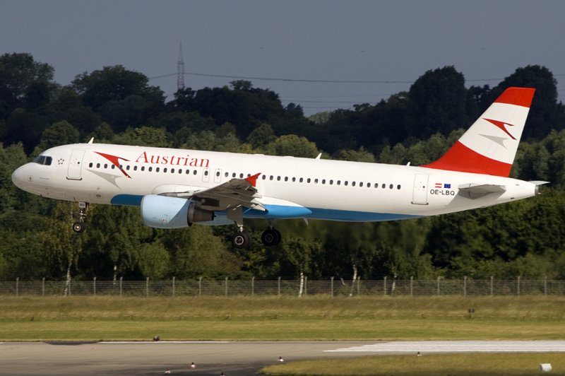 Austrian Airlines, OE-LBQ, Airbus, A320-214, 07.06.2009, DUS, Dsseldorf, Germany 

