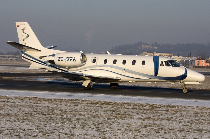 Avcon, OE-GEH, Cessna, 560XLS, 10.01.2009, SZG, Salzburg, Austria