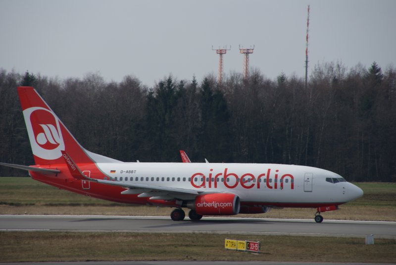 B737 der Air Berlin auf dem Weg nach Mallorca