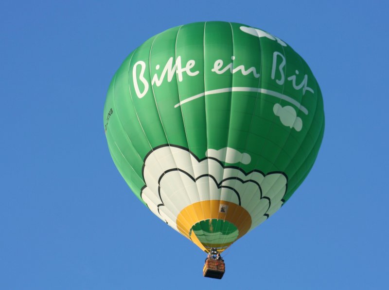 Ballon D-OKNB am Morgen des 22.06.2008 in der Nhe von Prtzel in Brandenburg