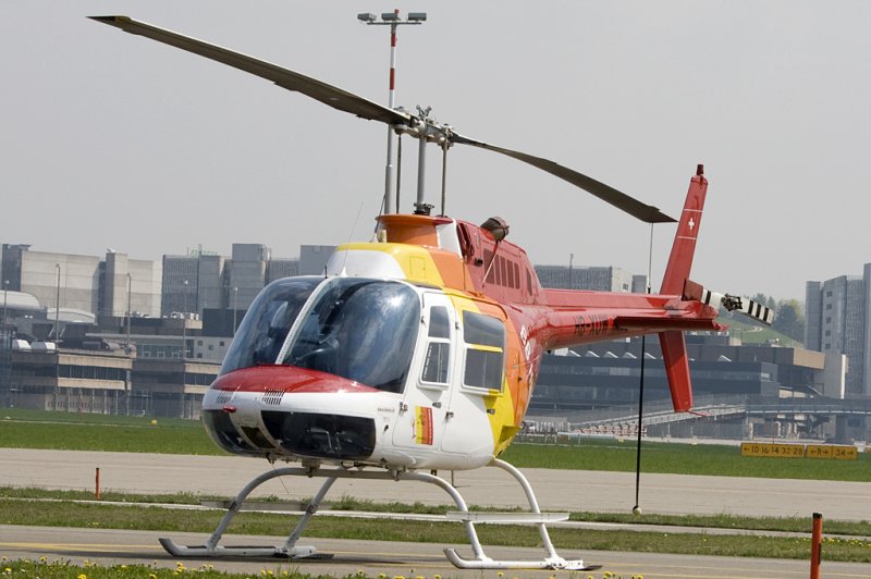 BB Heli, HB-XUW, Agusta-Bell, 206B-3, 13.04.2009, ZRH, Zrich, Switzerland

