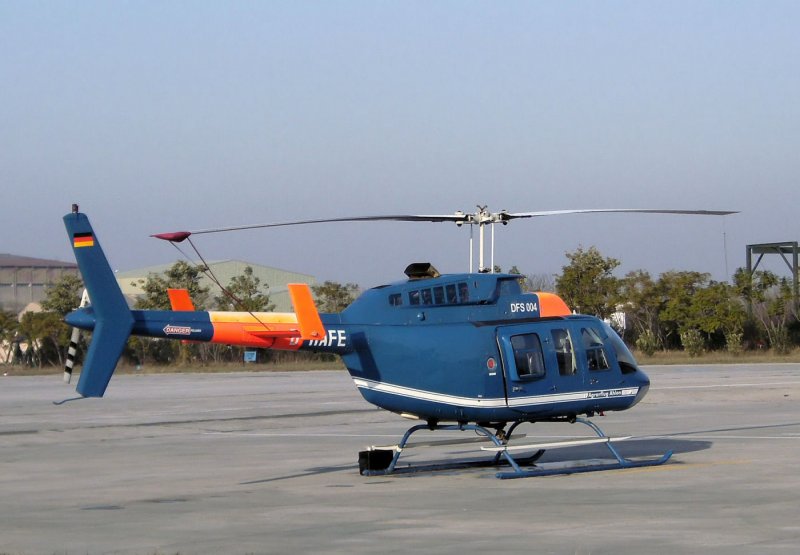 Bell 206 LongRanger, Februar 2009 in Islamabad/Pakistan.