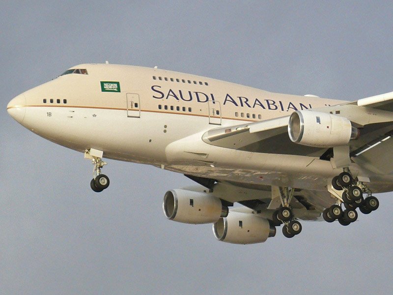 Besuch des Knigs Saudi Arabien Berlin TXL B 747SP HZ-HM1B 07.11.2007