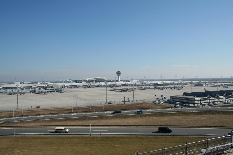 Blick auf das Terminal I am 10.03.2008