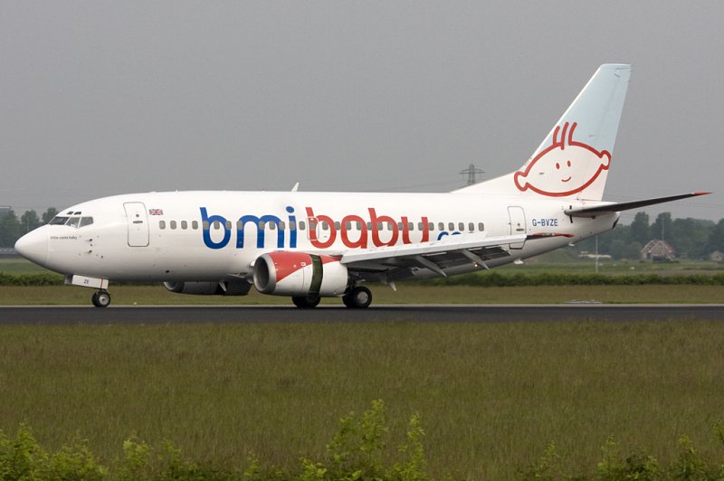 BMI Baby, G-BVZE, Boeing, B737-59D, 21.05.2009, AMS, Amsterdam, Netherlands 

