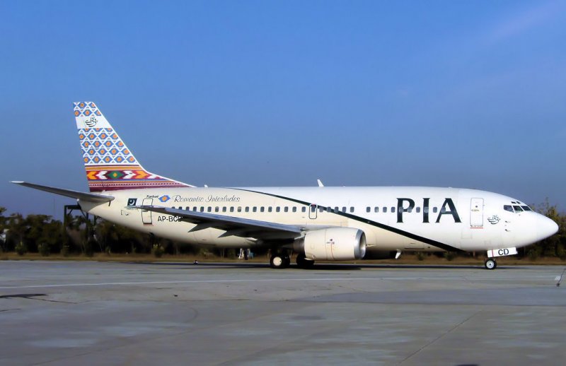 Boeing 737 der PIA in Islamabad - Februar 2009 