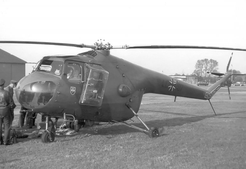 Bristol 171 Sycamore der Luftwaffe (SAR)  - 1961 in Bückeburg.