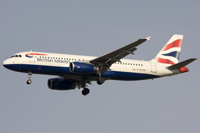 British Airways, G-EUUR, Airbus, A320-200, 18.03.2009, BSL, Basel, Switzerland 

